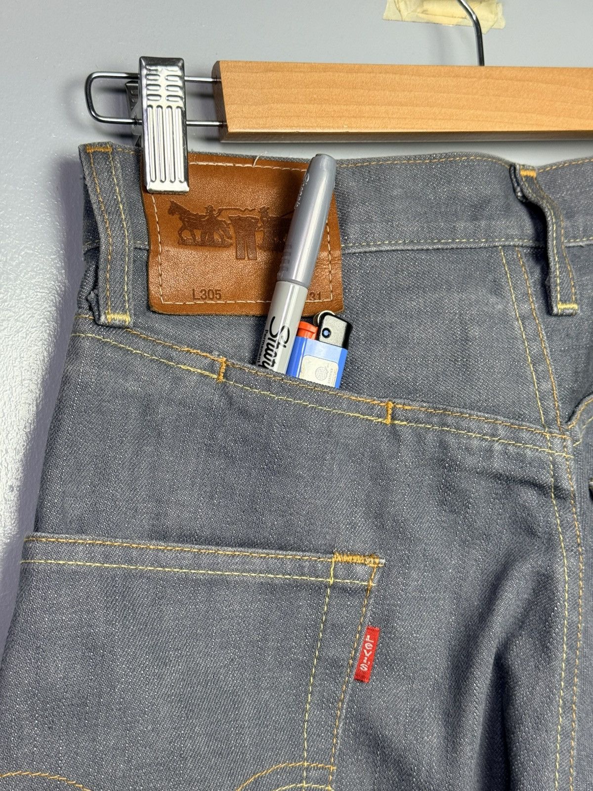Levi's Levi's LJB03-00 Type 305 Lefty Jeans Size US 29 - 8 Thumbnail