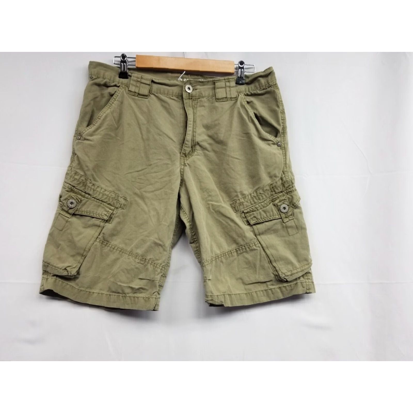 Carbon CARBON Men’s Cargo Shorts Size 32 Tan Khaki Size US 32 / EU 48 - 2 Thumbnail