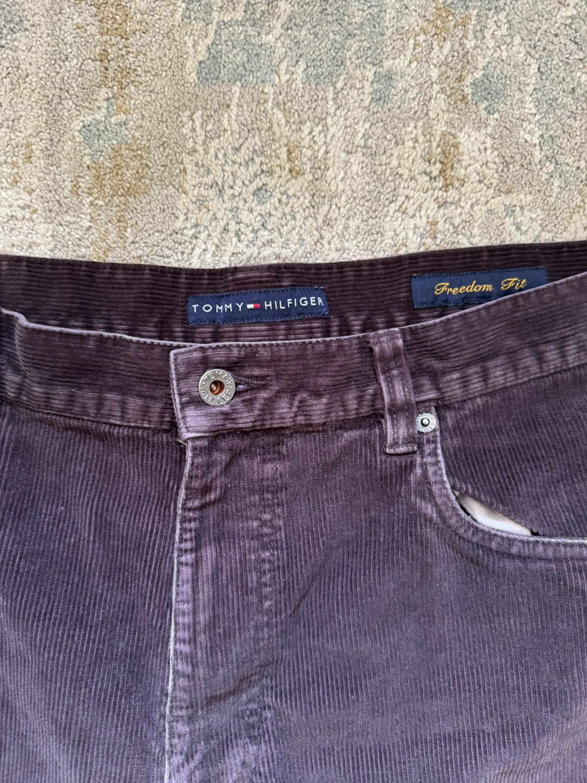 Tommy Hilfiger Vintage Tommy Hilfiger Chocolate Brown Corduroy pants Size US 36 / EU 52 - 3 Thumbnail