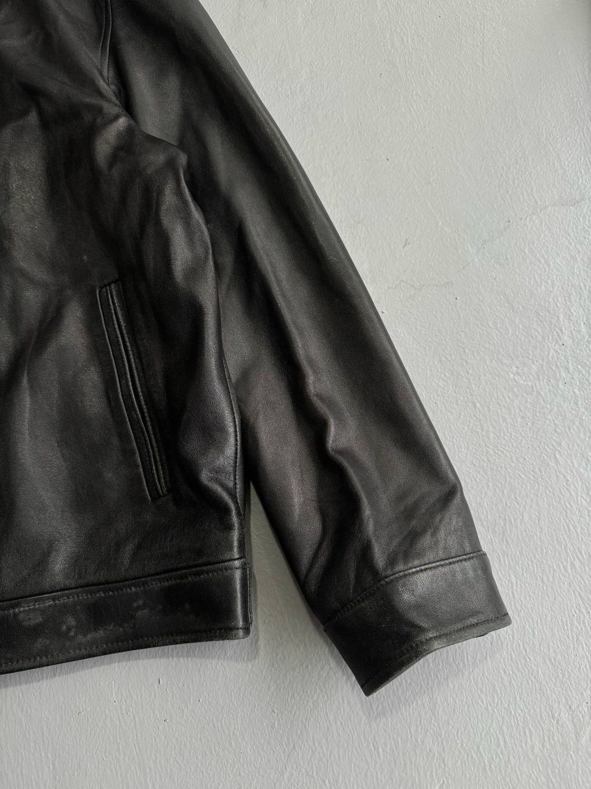 Balenciaga Balenciaga - Nicolas Ghesquiere Leather Jacket Size US XL / EU 56 / 4 - 6 Thumbnail