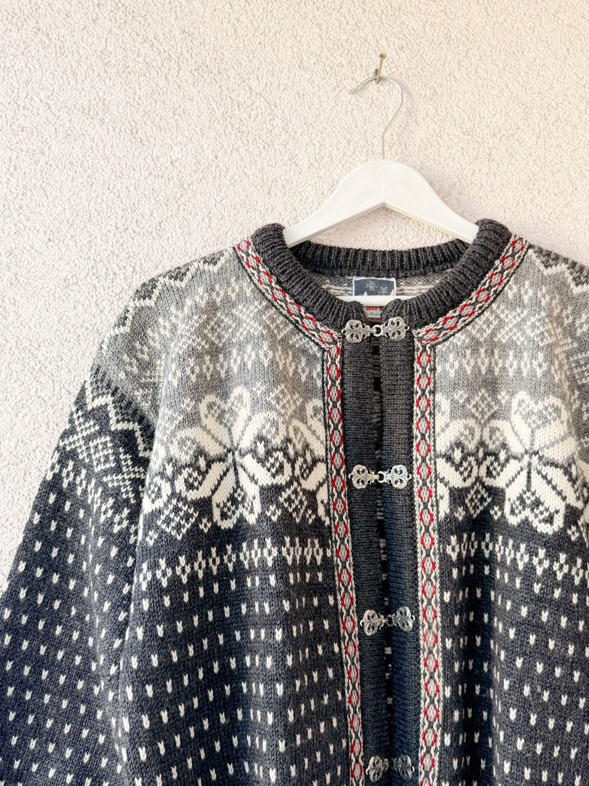 Dale Of Norway VTG 90s Men Warm Heavyweight Wool Cardigan Dale Of Norway L Size US L / EU 52-54 / 3 - 2 Thumbnail