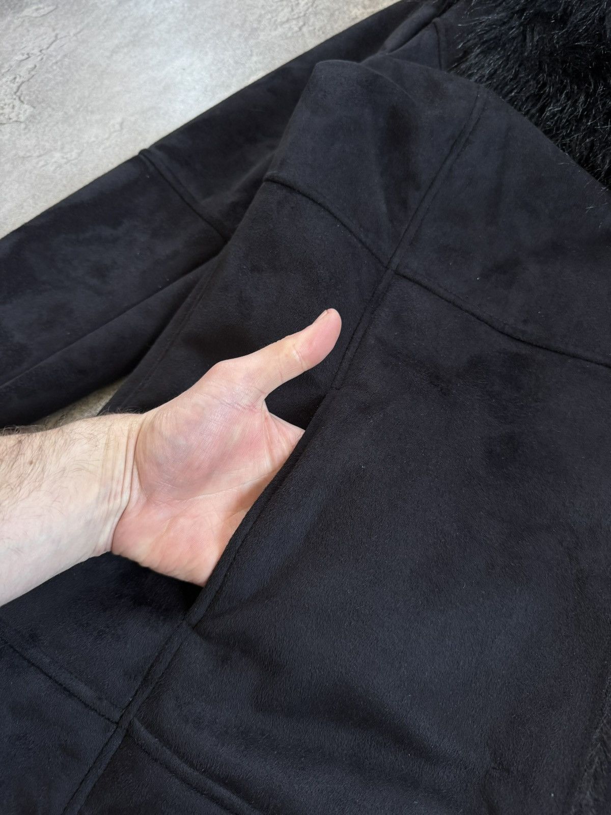 Miss Sixty Retro Fur Faux black jacket coat if six was nine y2k L.G.B. Size XL / US 12-14 / IT 48-50 - 8 Thumbnail