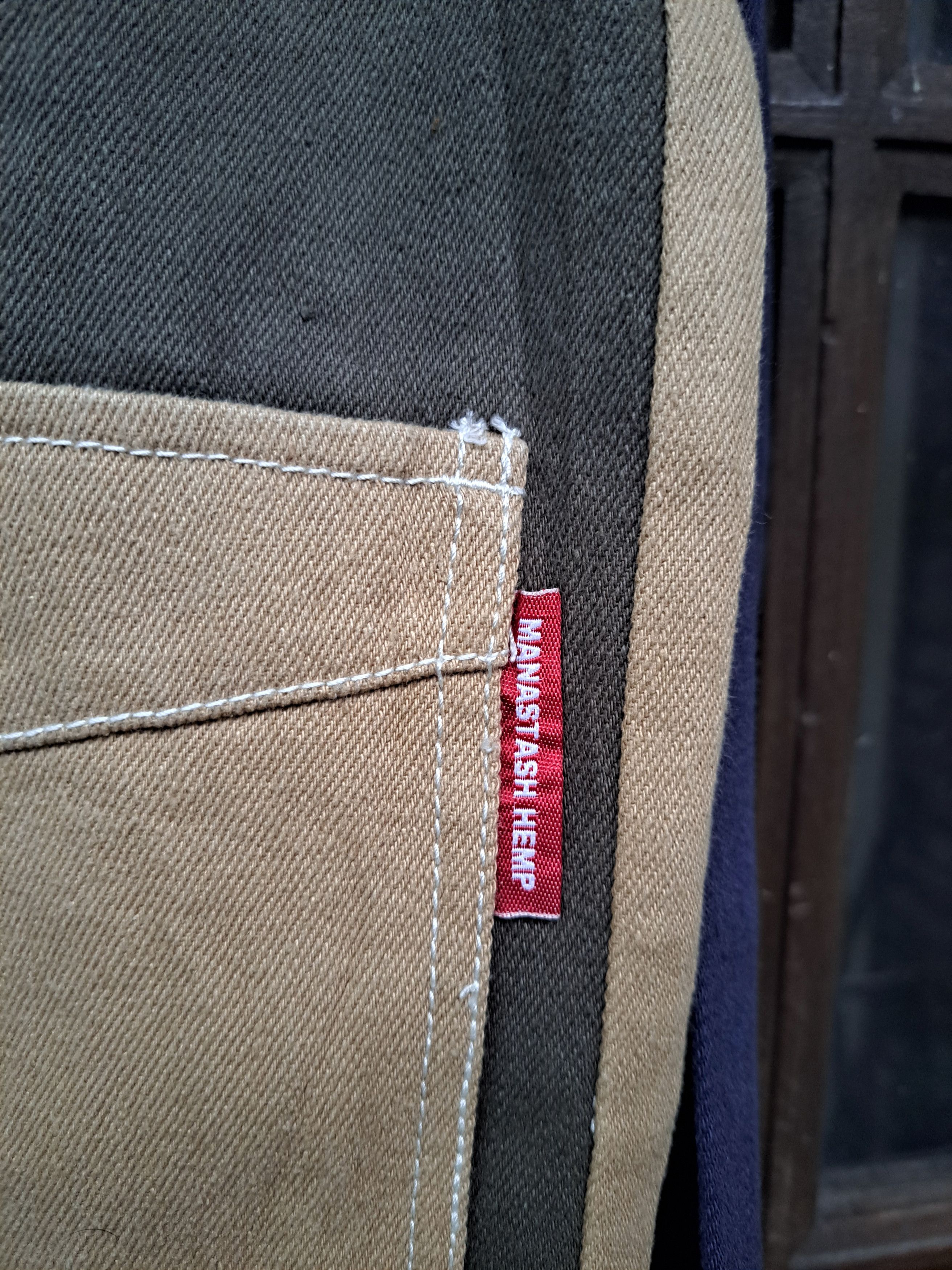 Japanese Brand Manastash Hemp Chore Jacket Colorblock Mens Small USA Size US S / EU 44-46 / 1 - 4 Thumbnail
