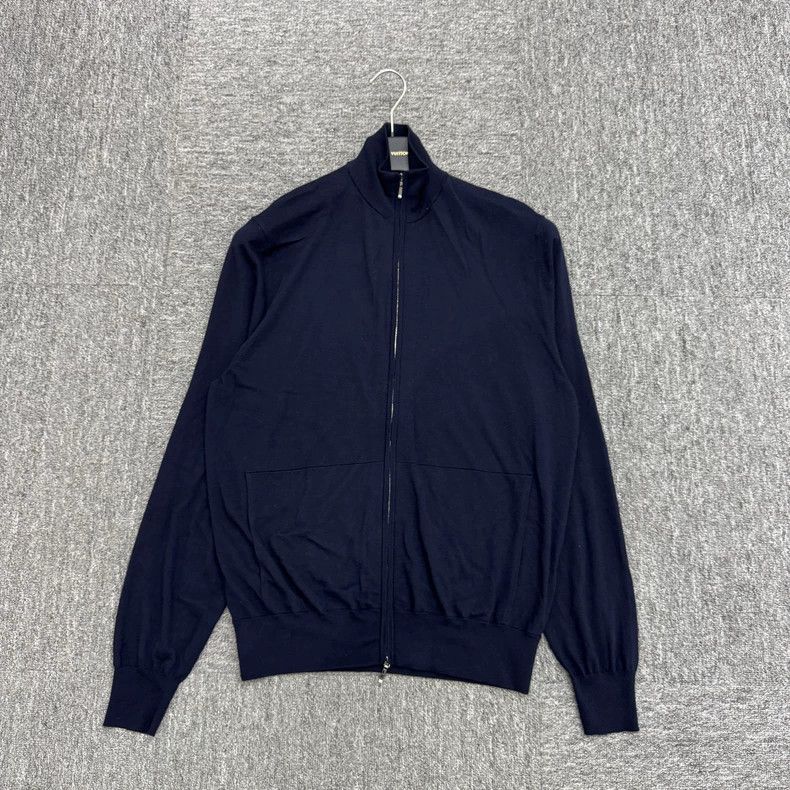 Loro Piana Loro Piana Solid Zip Wool Jacket-yf Size US M / EU 48-50 / 2 - 1 Thumbnail