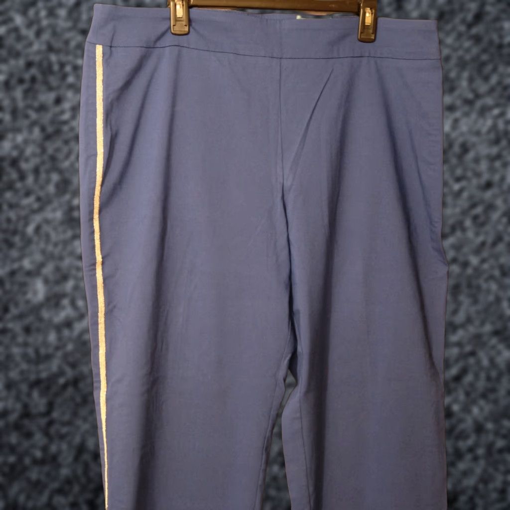 JM Collection NWT! JM Collection Holiday Romance Pull On Pants Navy Women's XXL Shirt? Size 27" / US 4 / IT 40 - 1 Thumbnail