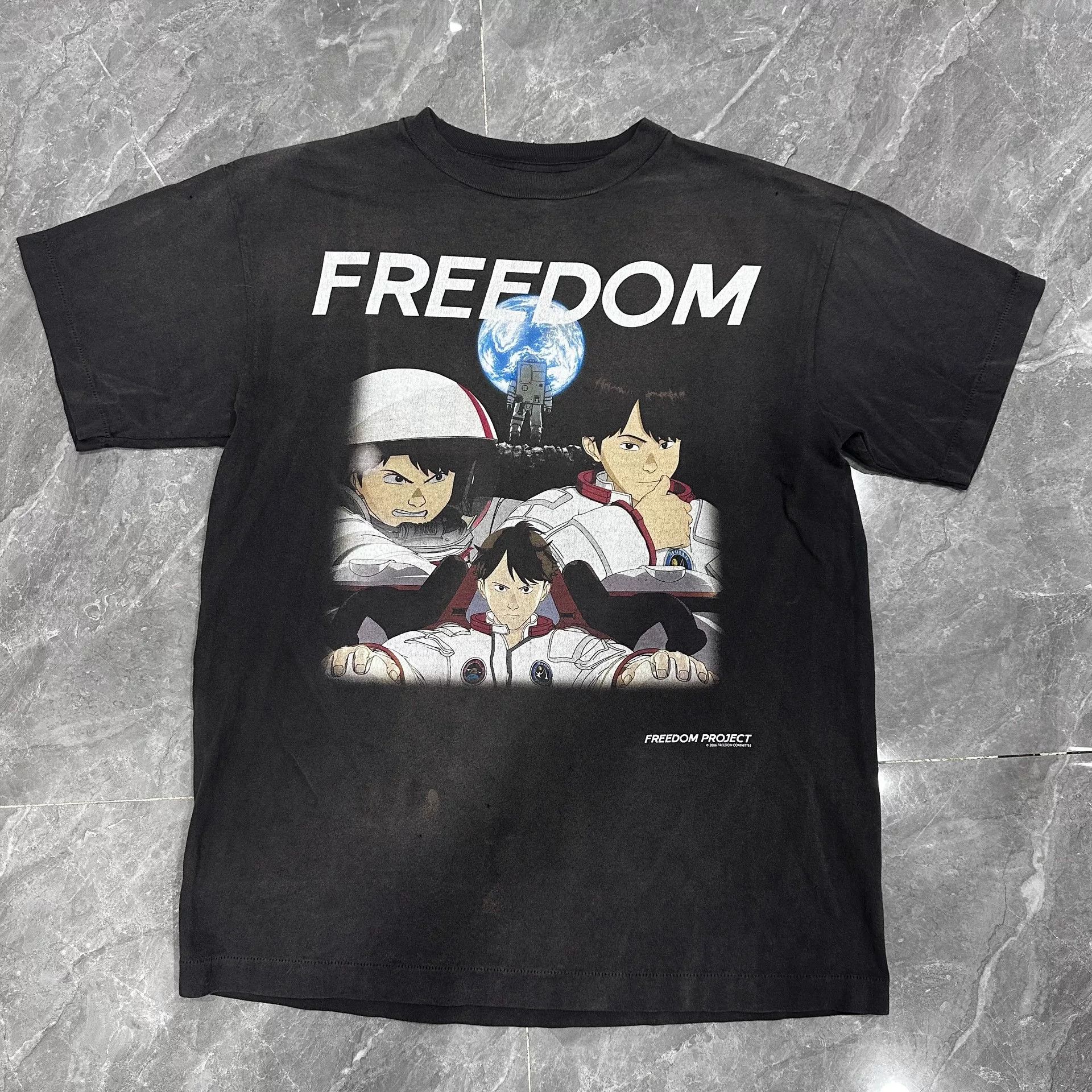 Saint Michael Saint Michael SS24 Japanese Cartoon Washed Distressed Tee Size US S / EU 44-46 / 1 - 1 Thumbnail