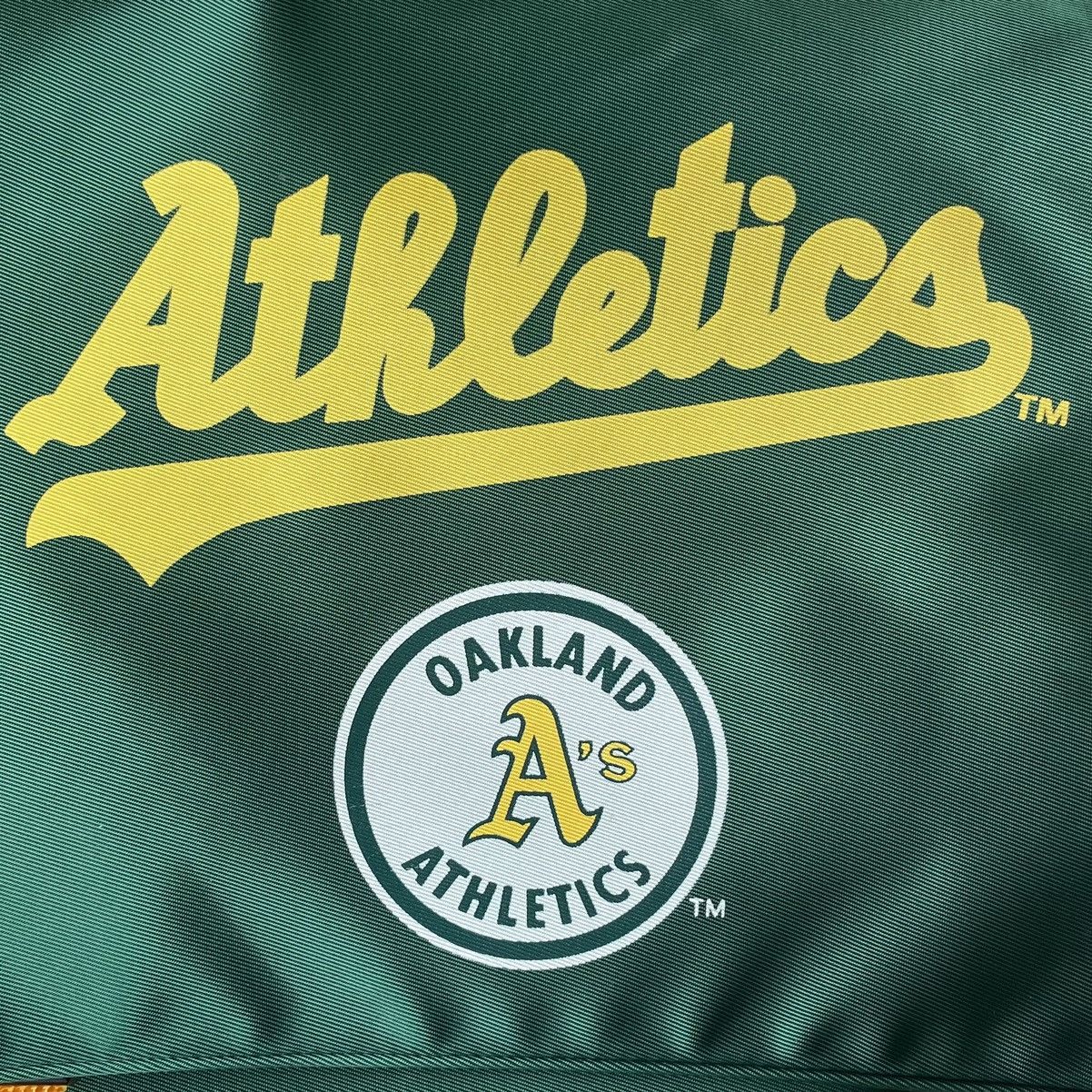 Designer × MLB 90's Oakland Athletics by Yubisha Sangyo Messenger/Gym Bag Size ONE SIZE - 8 Thumbnail