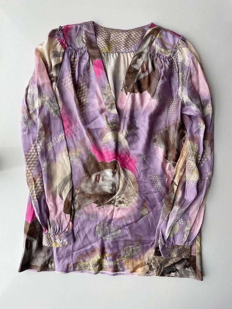 John Galliano John Galliano Vintage Girl Silk Shirt 2504-Nextarrow Size XS / US 0-2 / IT 36-38 - 3 Thumbnail