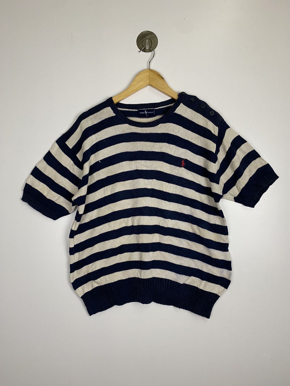 Polo Ralph Lauren × Ralph Lauren Vintage Knitwear Ralph Lauren Size US L / EU 52-54 / 3 - 1 Thumbnail