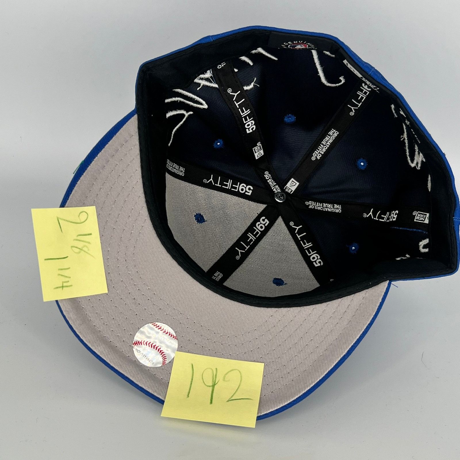New Era Size 7 1/8 Blue Los Angeles Dodgers 2020 World Series Champs Size ONE SIZE - 4 Thumbnail