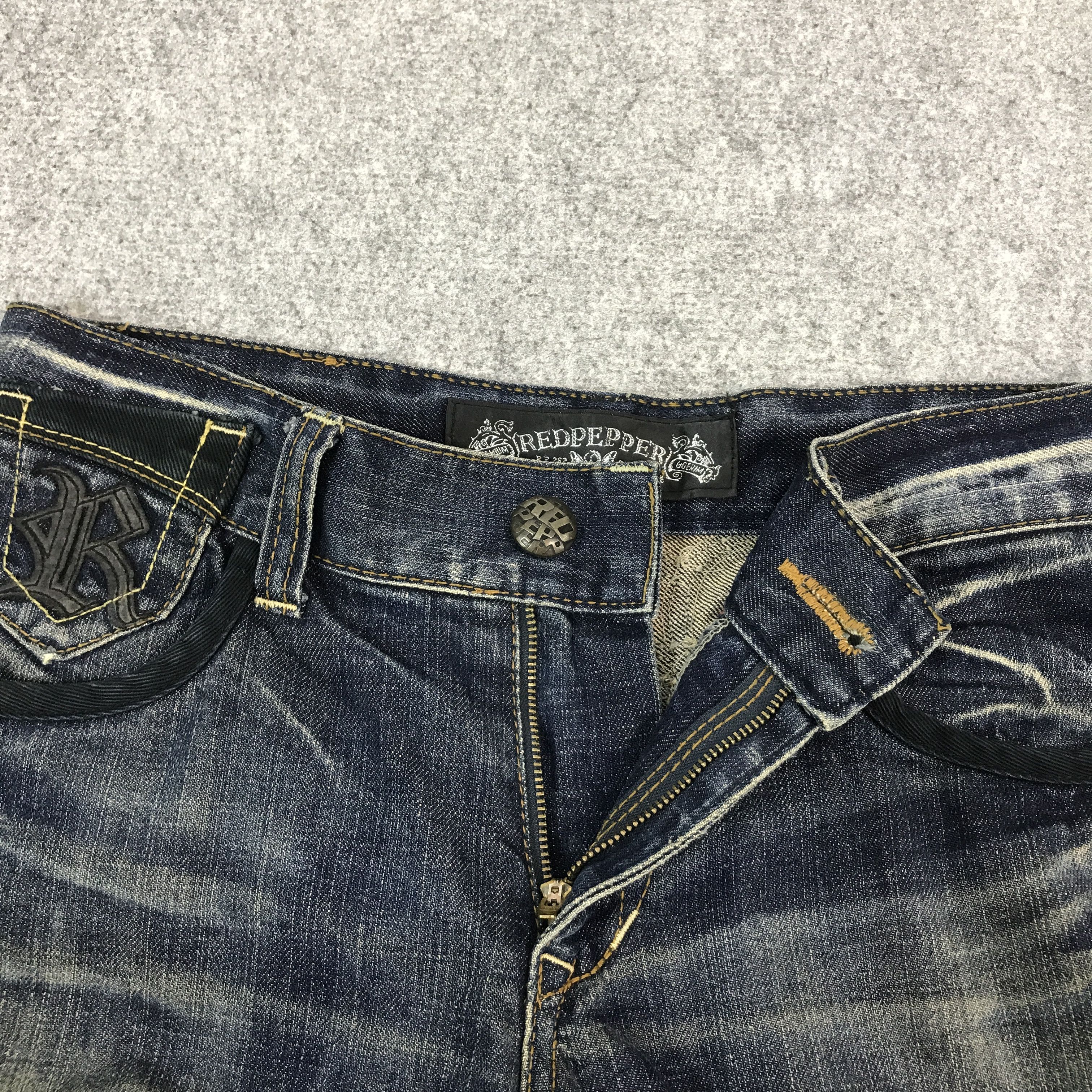 Japanese Brand red pepper Japan design Denim jeans Pants Size US 30 / EU 46 - 7 Thumbnail