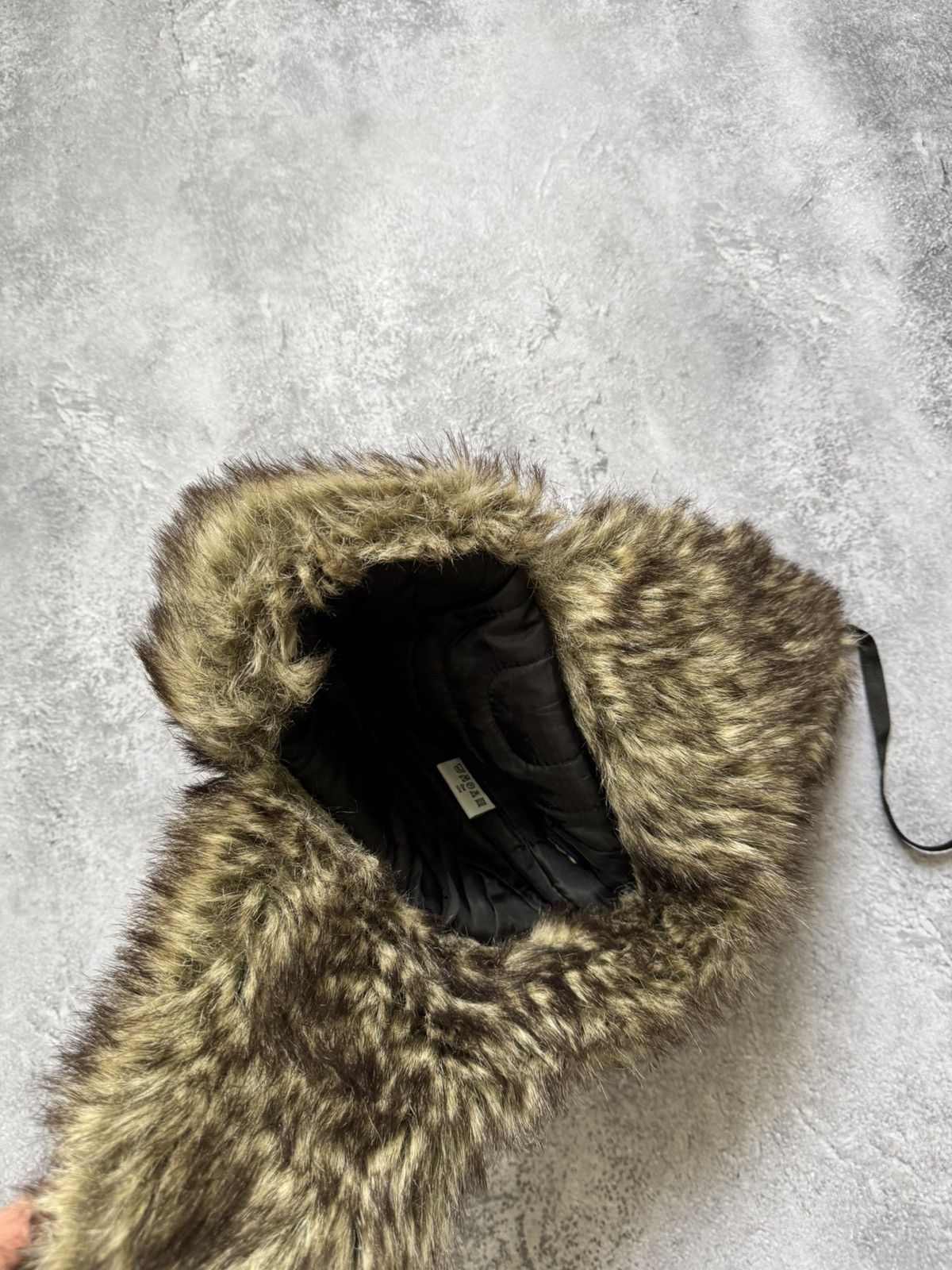 Hysteric Glamour × Japanese Brand Vintage fuzzy mohair japanese ushanka hat avant garde Size ONE SIZE - 4 Thumbnail