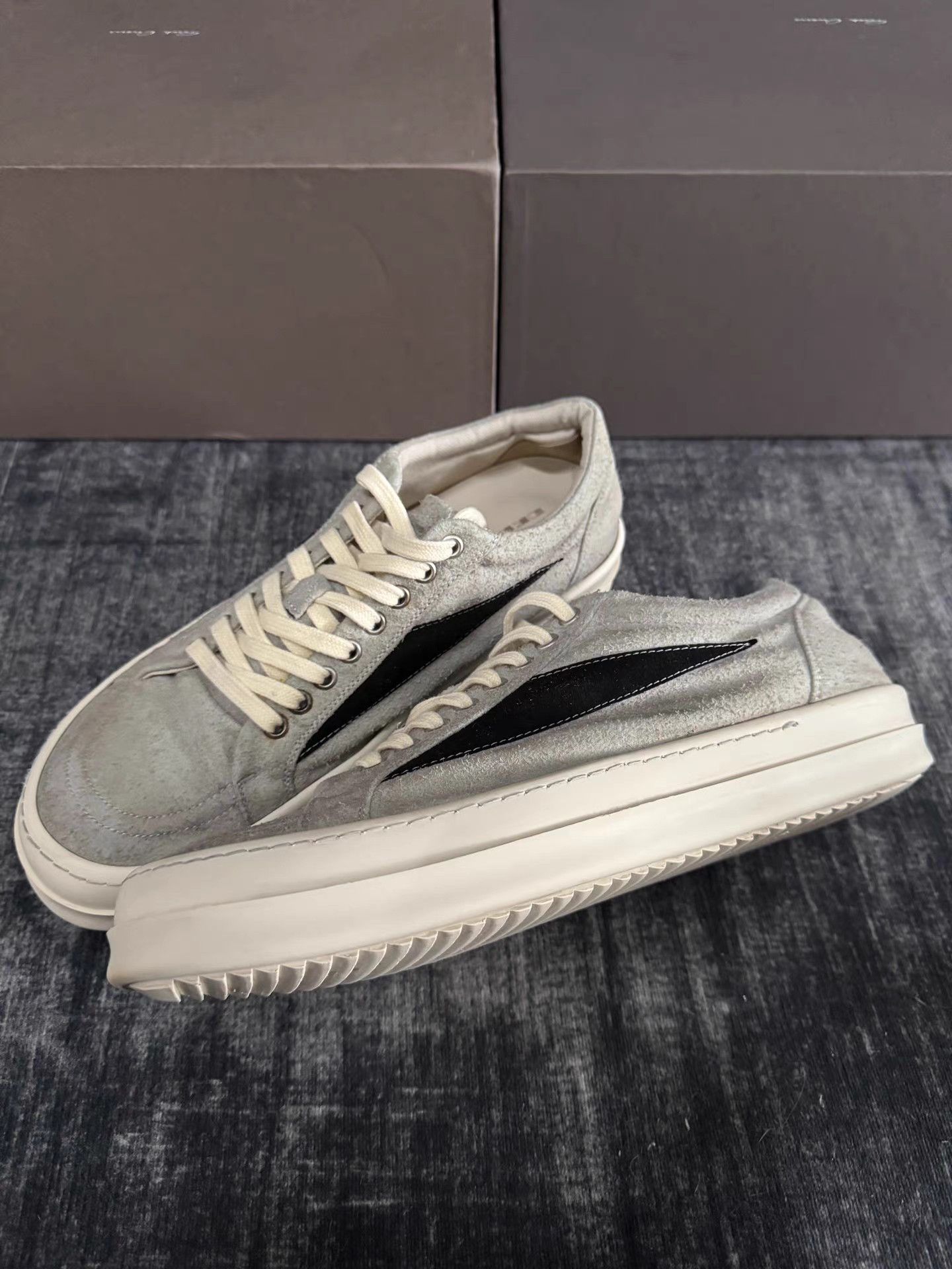 Rick Owens Rick Owens DRKSHDW Blue Geobasket Size US 10 / EU 43 - 1 Thumbnail
