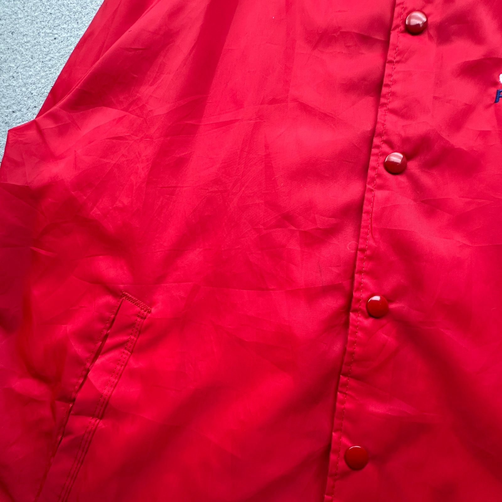 Jerzees Vintage 90s Jerzees Russell Racing Team Jacket Mens XL Red Size US XL / EU 56 / 4 - 13 Thumbnail