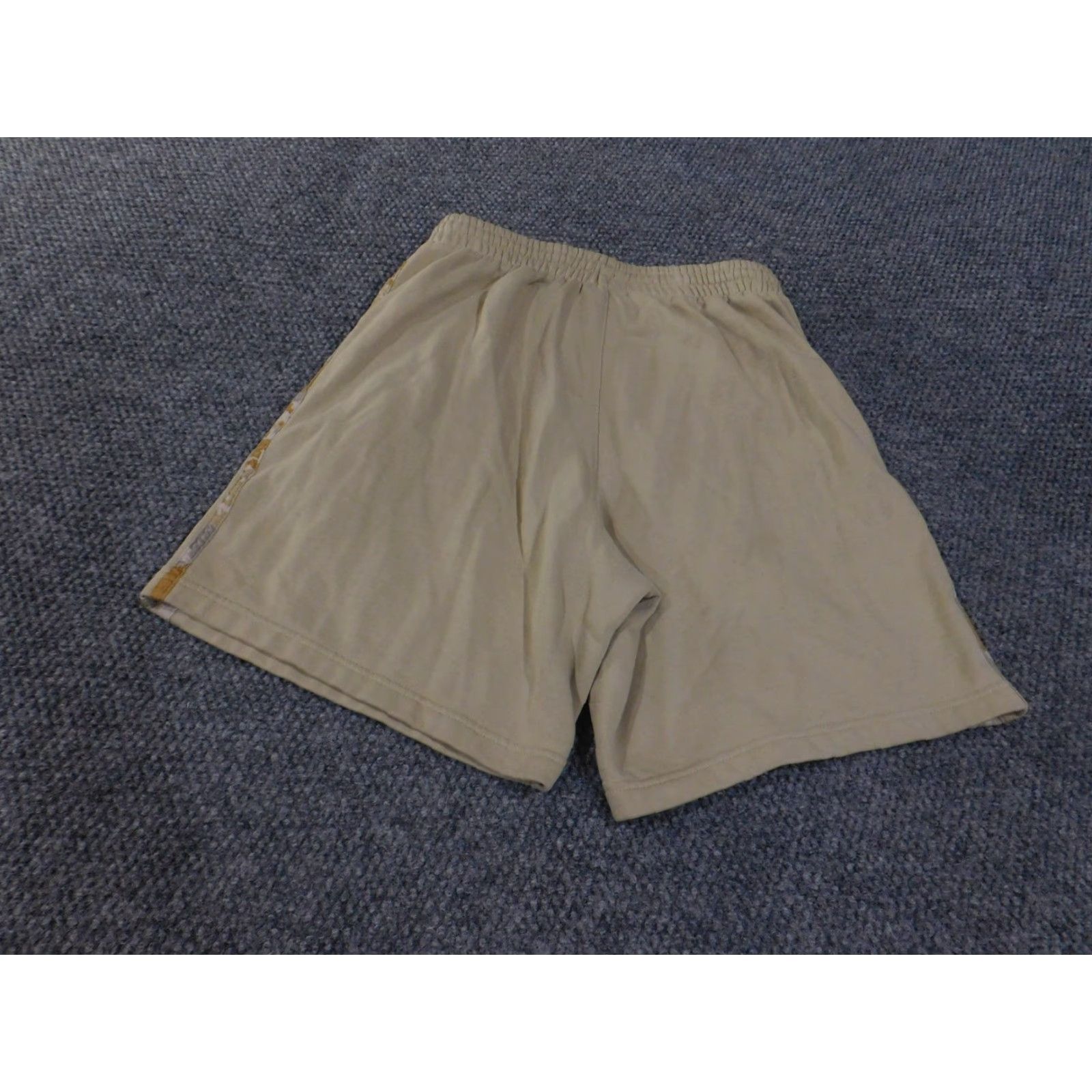 Adidas Adidas Shorts Mens Medium Beige Trefoil Logo Drawstring Pockets Casual Athletic Size US 31 - 7 Thumbnail