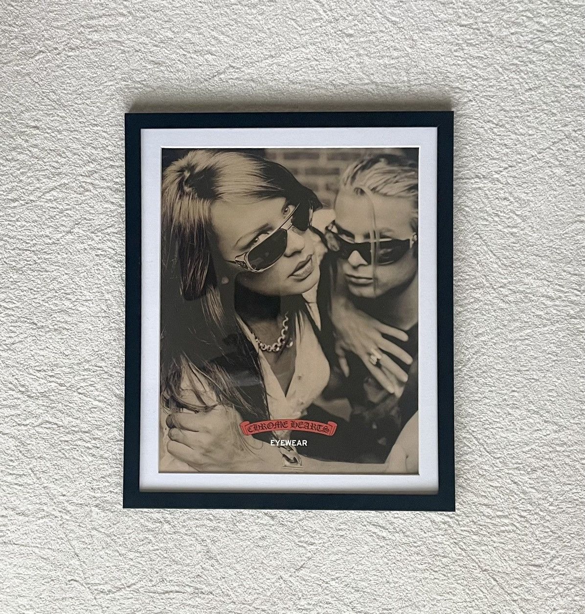 Chrome Hearts × Vintage Chrome Hearts eyewear vintage 9x11 Framed poster Size ONE SIZE - 1 Thumbnail