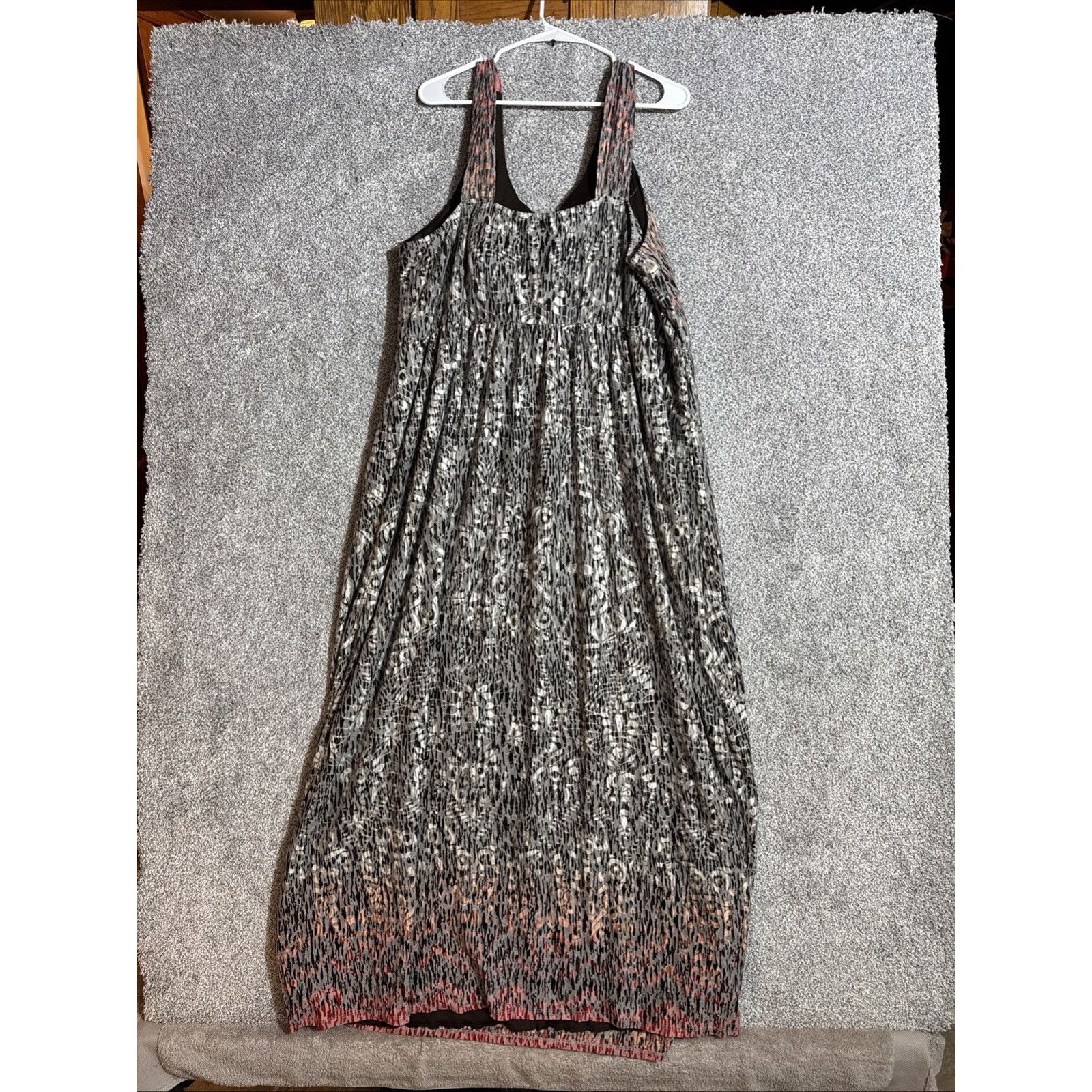 Other Beaded Halter Maxi Dress M Boho Tribal Festival Ethereal Size M / US 6-8 / IT 42-44 - 6 Thumbnail