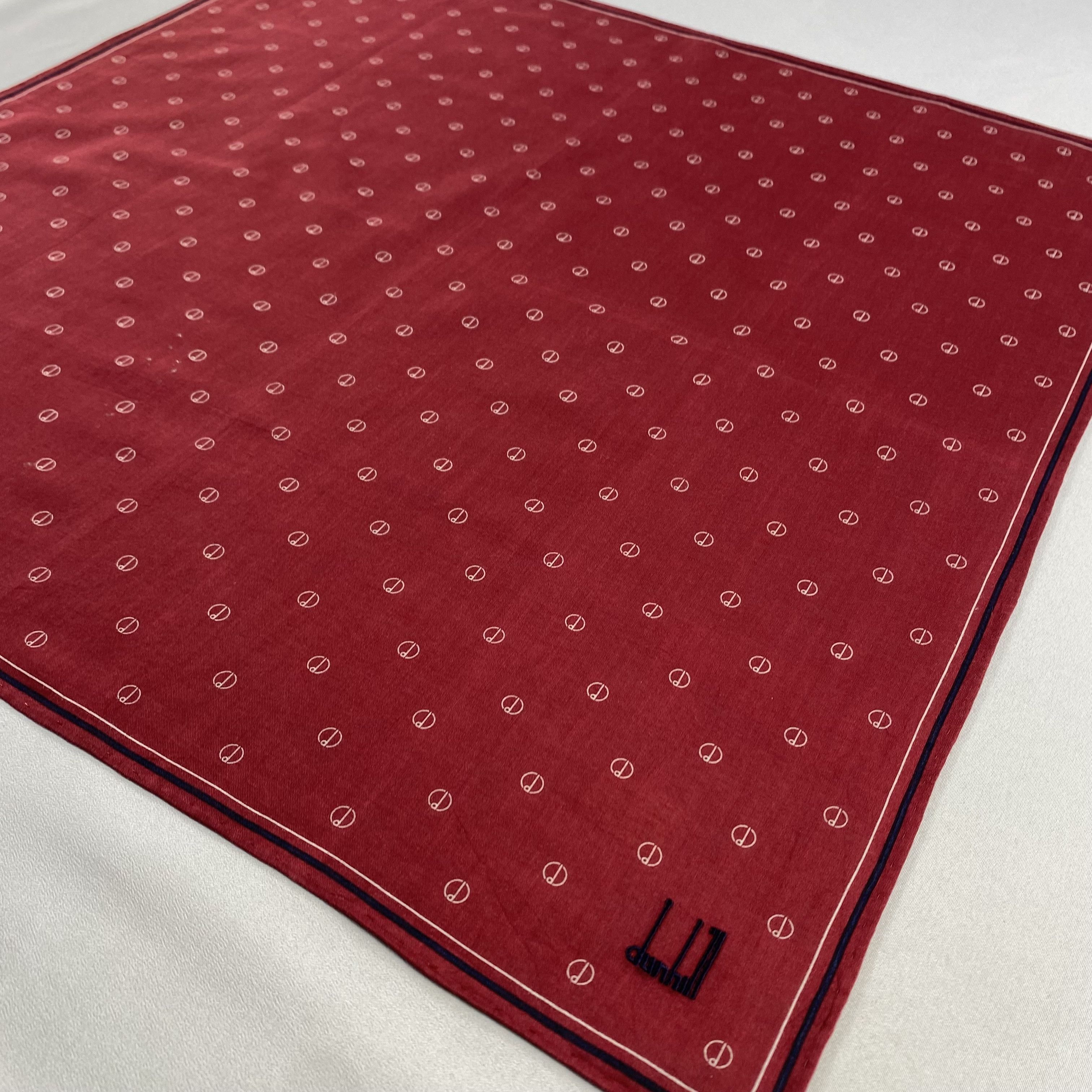 Alfred Dunhill × Vintage Alfred Dunhill Handkerchief / Neckerchief / Bandana-P1009 Size ONE SIZE - 2 Thumbnail