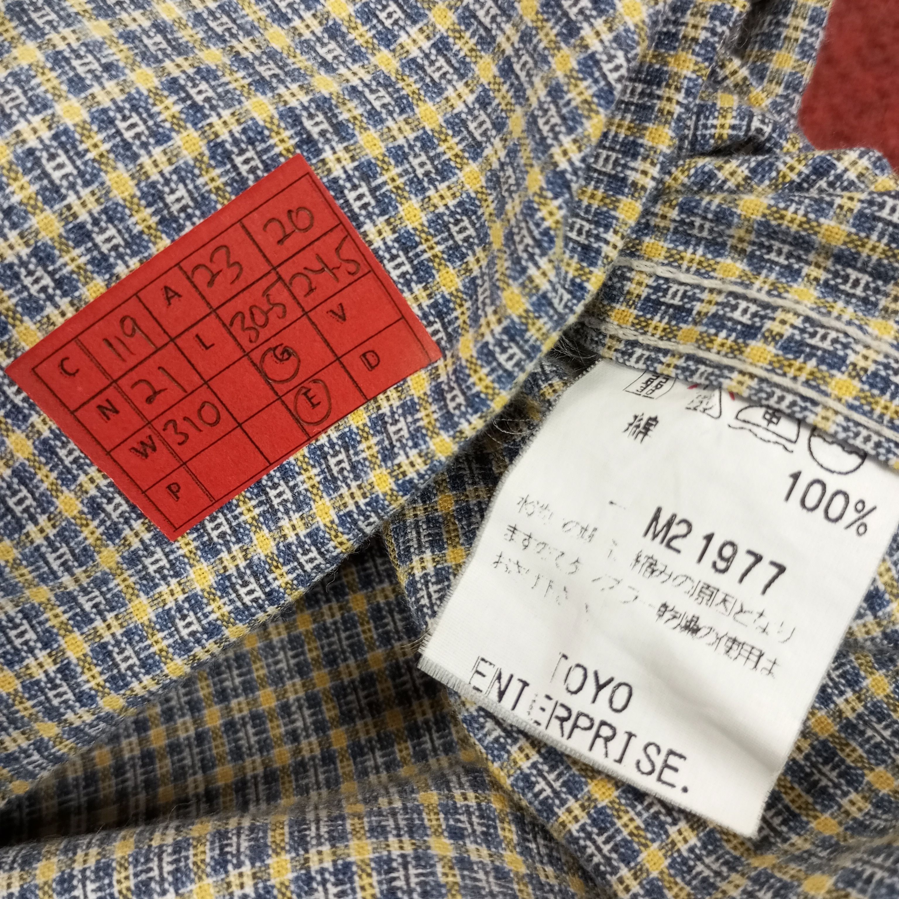 Japanese Brand × Sugar Cane × Vintage Sugar Cane Japanese Brand Formal Style Shirt Size US XL / EU 56 / 4 - 7 Thumbnail
