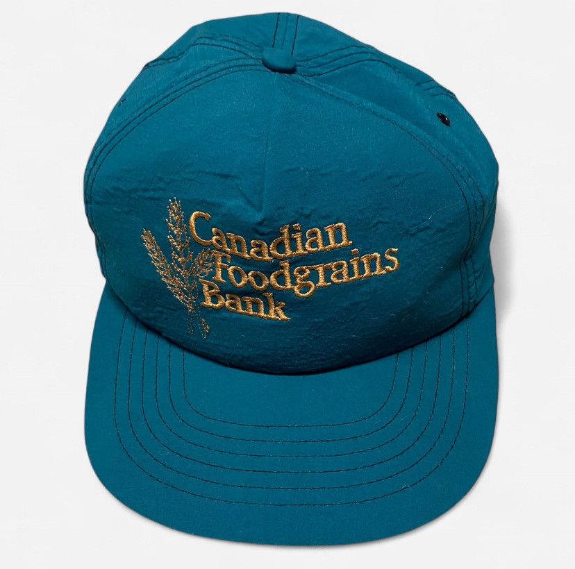 Other Vintage teal blue Canadian Foodgrains bank SnapBack hat Size ONE SIZE - 2 Thumbnail