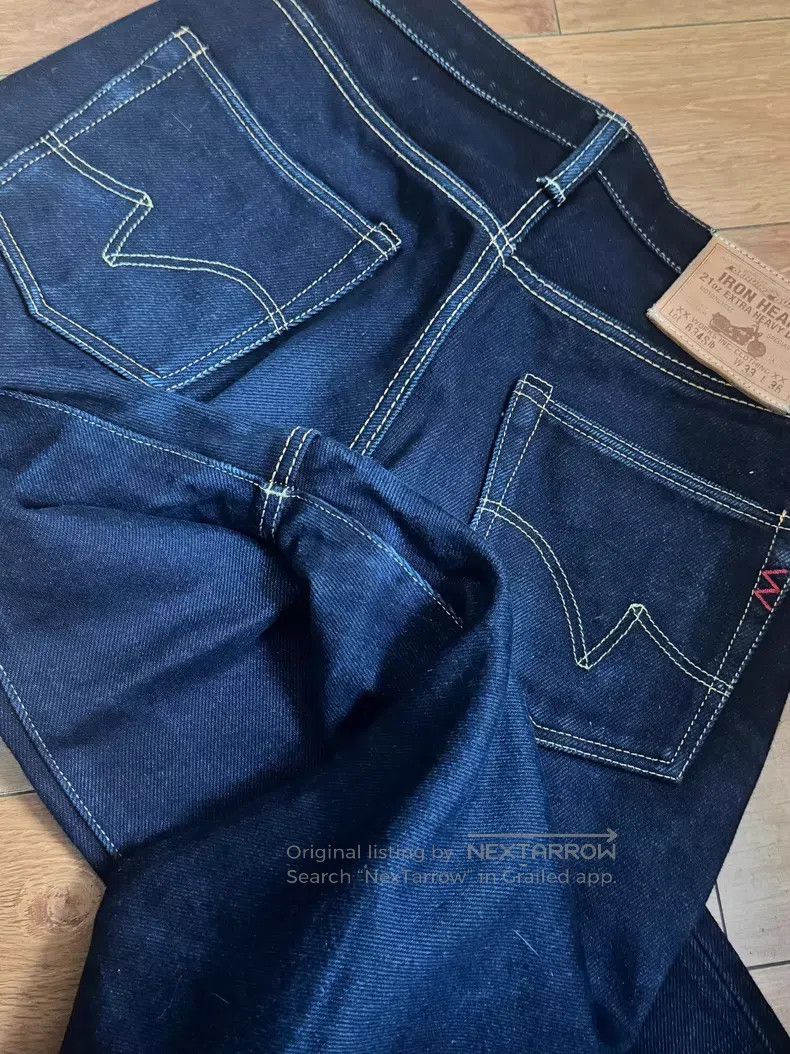 Iron Heart Iron Heart Black and blue double-dyed jeans Size US 32 / EU 48 - 7 Thumbnail