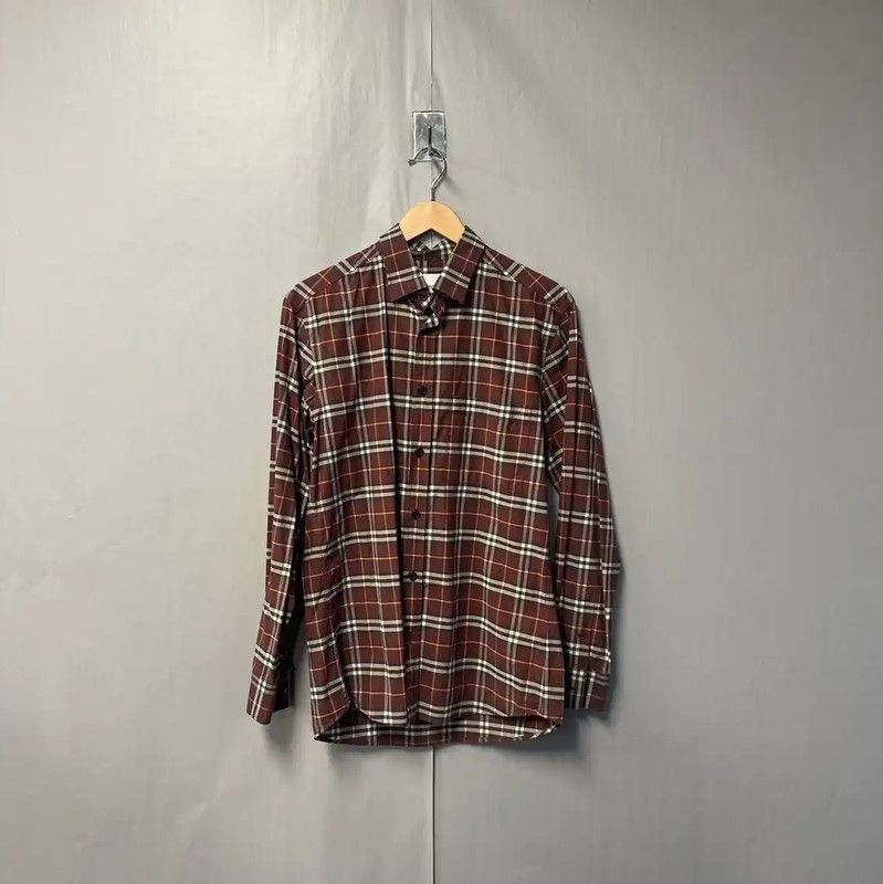 Burberry Burberry Red Cotton Women's Shirt Size S / US 4 / IT 40 - 1 Thumbnail