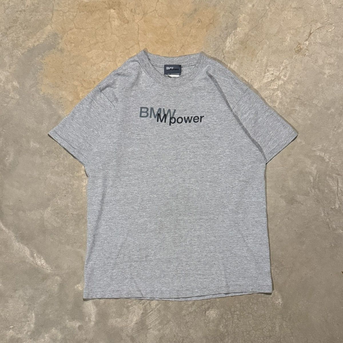 BMW Vintage 1990s BMW M Power Faded Tee ERD Grunge Racing Size US L / EU 52-54 / 3 - 1 Thumbnail