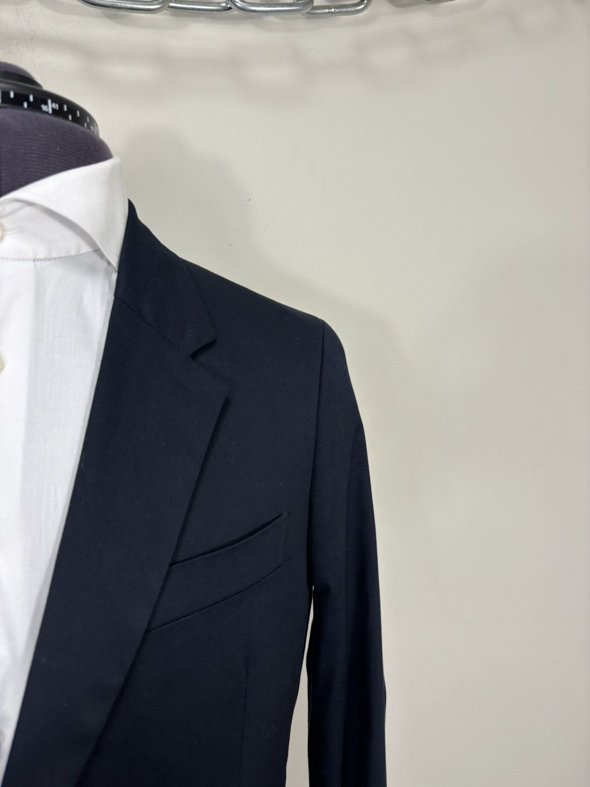 Grifoni Mauro Grifoni Men’s Navy Blue 2-Piece Cotton Stretch Suit Size 42R - 3 Thumbnail