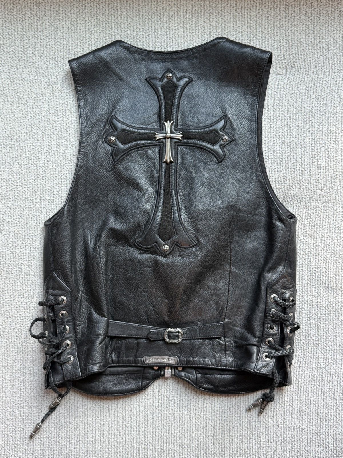 Chrome Hearts Chrome Hearts Cross Leather Vest Size US L / EU 52-54 / 3 - 1 Thumbnail