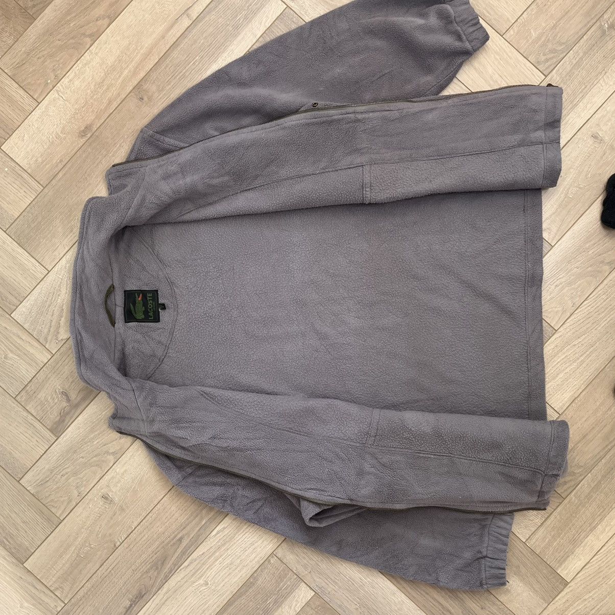 Lacoste Lacoste Leisure VIntage Grey Zip Up Warm Fleece Size US L / EU 52-54 / 3 - 3 Thumbnail
