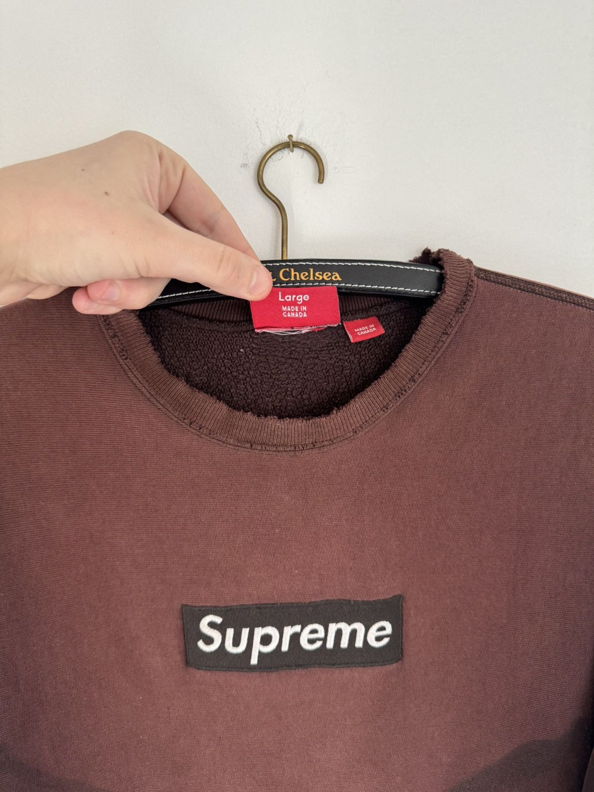 Supreme 2003 Brown Box Logo Tagged by Asspizza Size US L / EU 52-54 / 3 - 3 Thumbnail