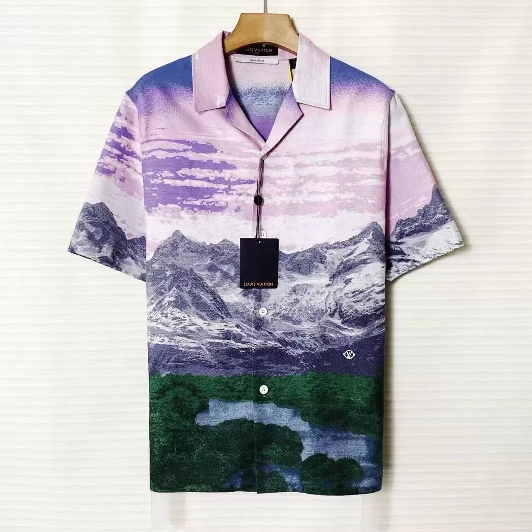 Louis Vuitton Louis Vuitton SS22 Landscape Print Casual Shirt Size US M / EU 48-50 / 2 - 1 Thumbnail