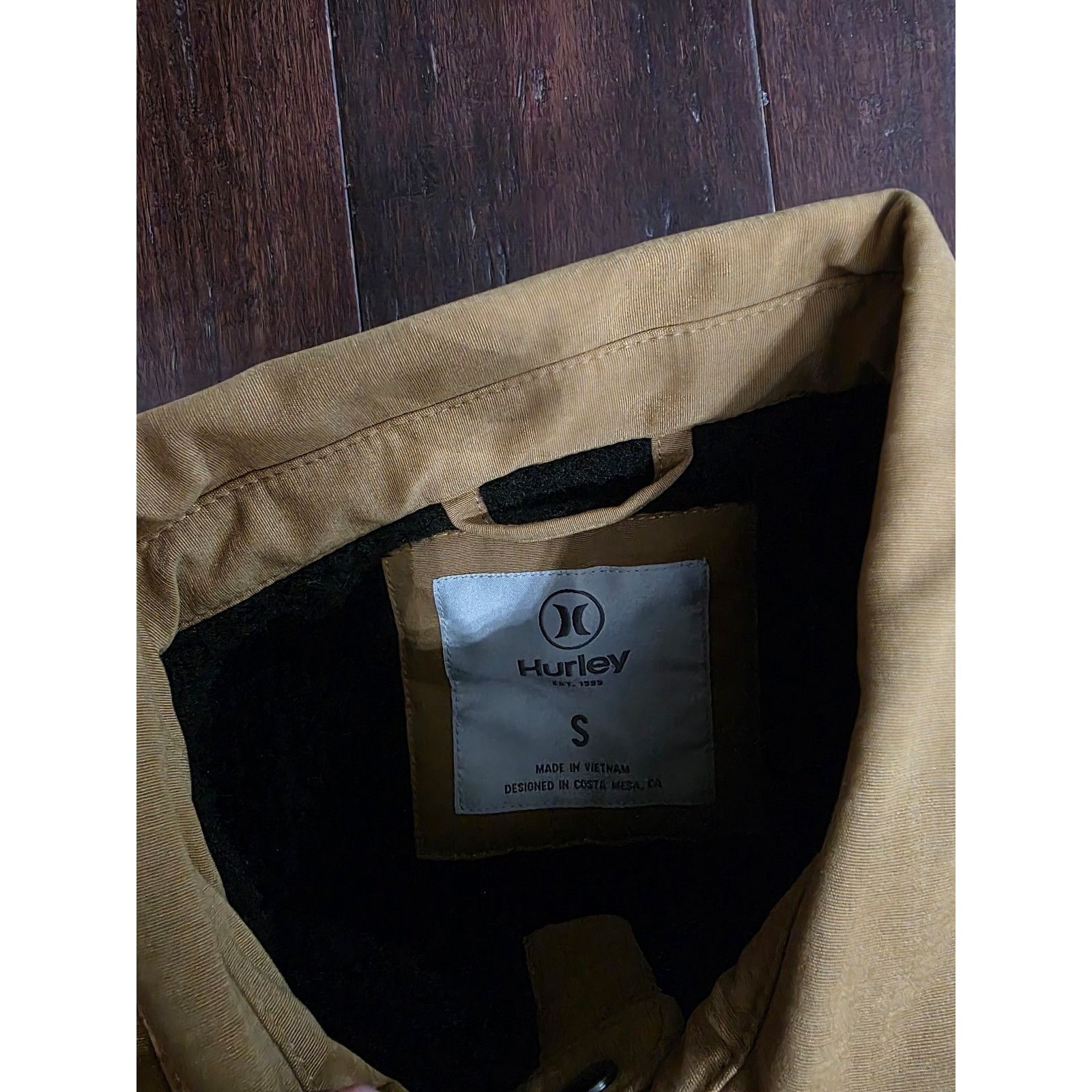 Hurley New Hurley Men's Size Small Tan Jacket Size US S / EU 44-46 / 1 - 2 Thumbnail