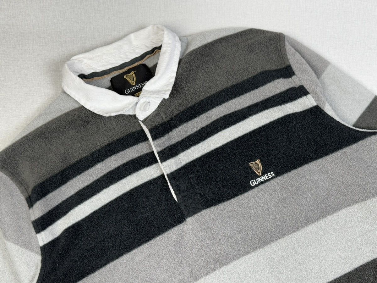 Vintage Men’s Vintage Guinness Long Sleeve Rugby Fleece Shirt size L Size US L / EU 52-54 / 3 - 2 Thumbnail
