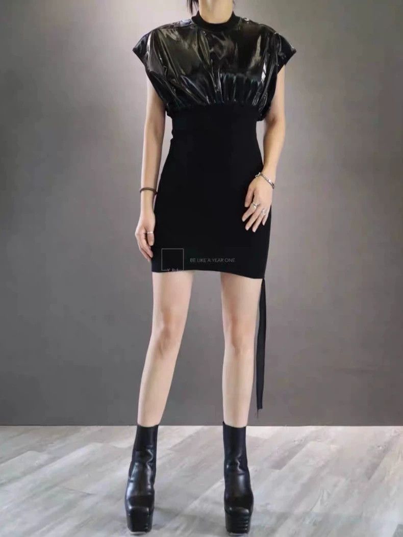 Rick Owens Rick owens 23 SS dimensional silhouette patchwork dress Size S / US 4 / IT 40 - 8 Thumbnail
