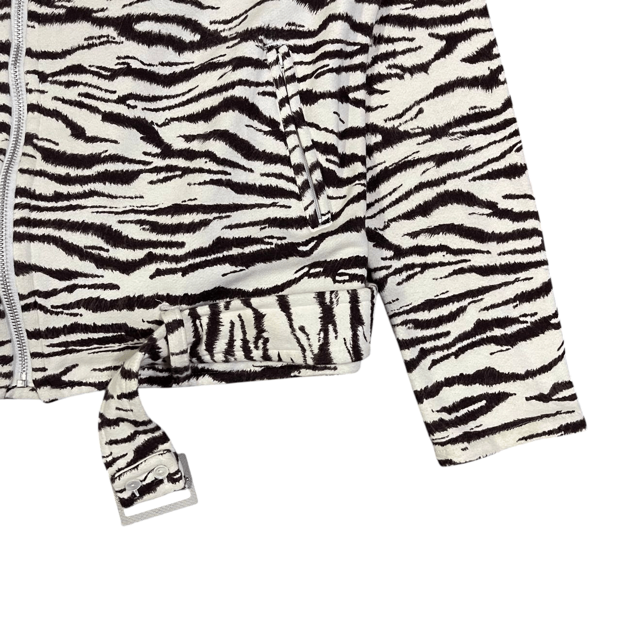 National Standard National Standard Zebra Print Motorcycle Jacket Size US M / EU 48-50 / 2 - 4 Thumbnail