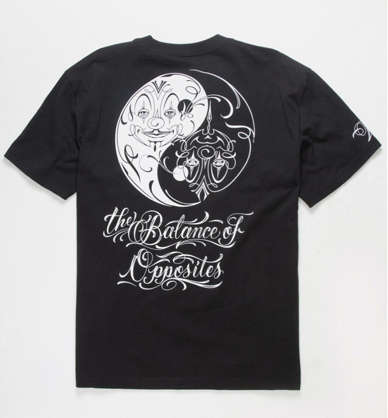 Designer × RVCA ⚡️ RVCA x Mr Cartoon YING YANG Tee Shirt Black 2XL XXL ⚡️ Size US XXL / EU 58 / 5 - 4 Thumbnail