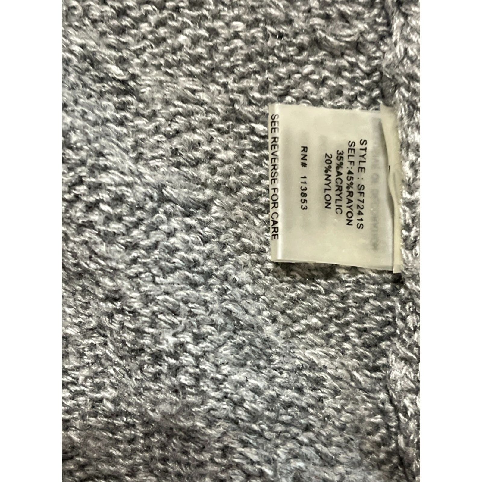 Vintage BRIXON IVY Sweater Cardigan Women XL Gray Long Sleeve Open Casual Fall Spring Summer Knit Open Cardigan Womens XL Gray BRIXON IVY Sweater Size XL / US 12-14 / IT 48-50 - 6 Thumbnail