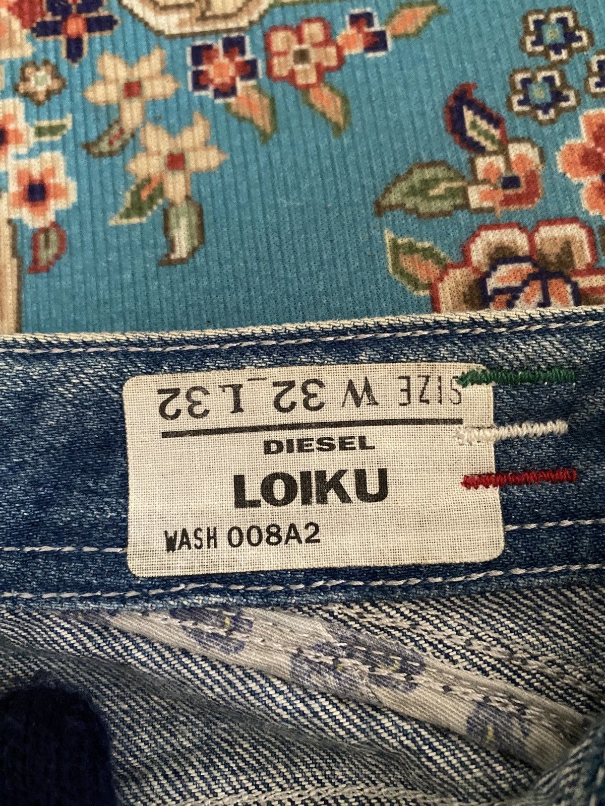 Diesel × Japanese Brand Diesel Loiku Fatigue Distressed Denim Size US 33 - 16 Thumbnail