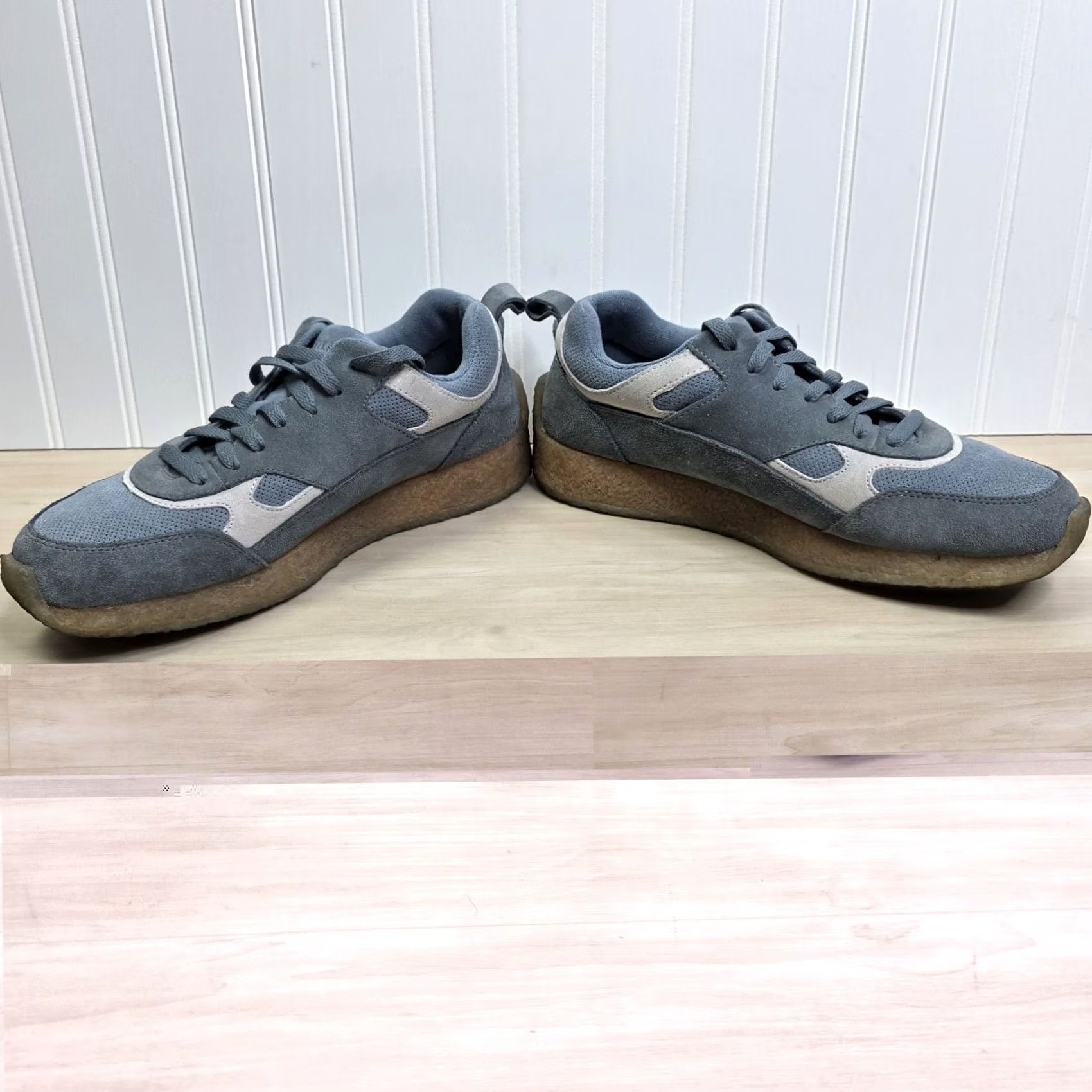 Clarks Clarks Originals X Ronnie Fieg 8th Street Lockhill Blue Gray Sneaker Suede 11 Mens Blue Street 90s Featured Size US 10 / EU 43 - 7 Thumbnail