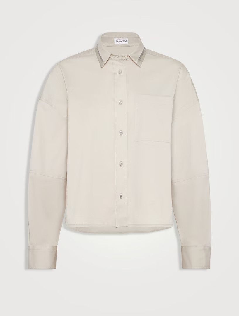 Brunello Cucinelli o1la1rc1a0425 Blouse in Light Brown Size XL / US 12-14 / IT 48-50 - 1 Thumbnail