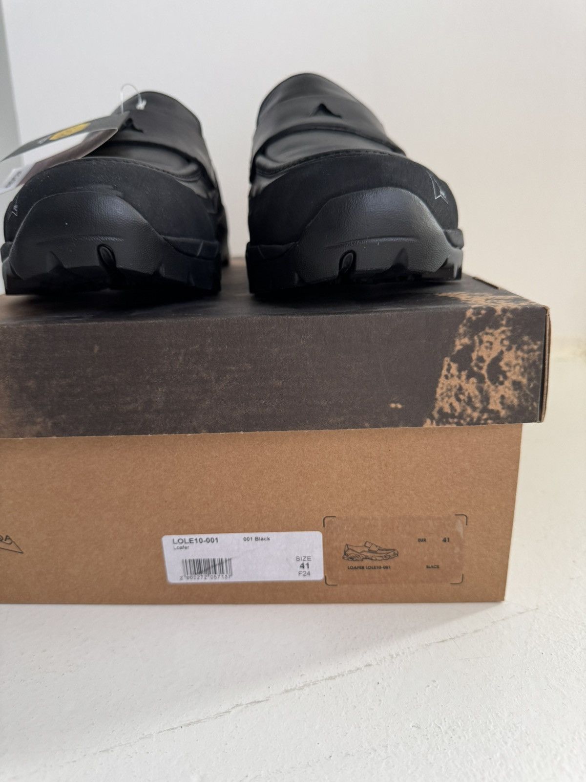 ROA ROA Black Loafer Low-top Shoes Size US 8 / EU 41 - 8 Thumbnail