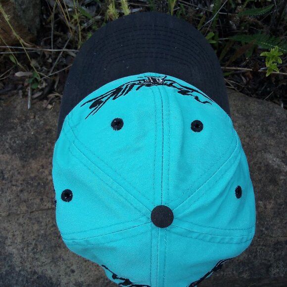 MLB × Vintage Vintage 90s Florida Marlins Two Tone Snap Back Hat Size ONE SIZE - 5 Thumbnail