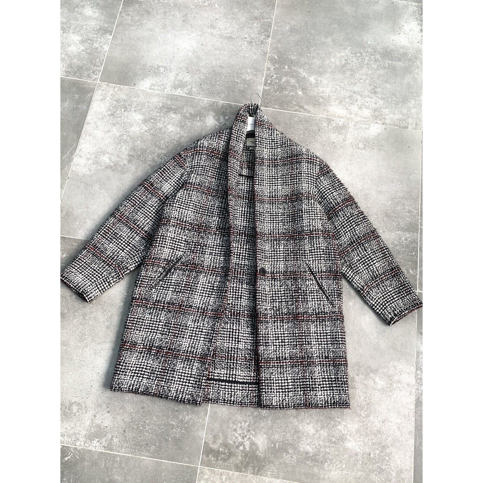 Designer × Isabel Marant Etoile ISABEL MARANT ETOILE Wool Tweed Trench Coat EU 38 UK 10 S-M Size M / US 6-8 / IT 42-44 - 2 Thumbnail