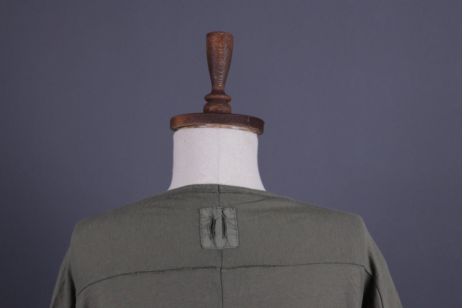 hannes roether Hannes Roether Khaki Green Summer Loose Tunic Dress Size 2 Size XS / US 0-2 / IT 36-38 - 8 Thumbnail