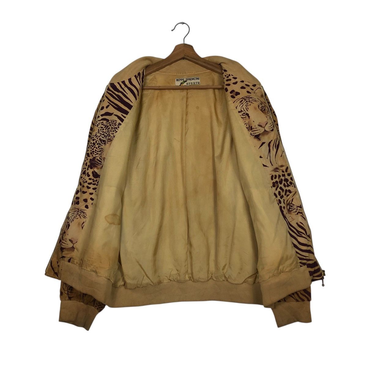 Hysteric Glamour 🔥VINTAGE BOMBER JACKET BEPPE SPADACINI SPORTS TIGER STYLE Size US M / EU 48-50 / 2 - 15 Thumbnail