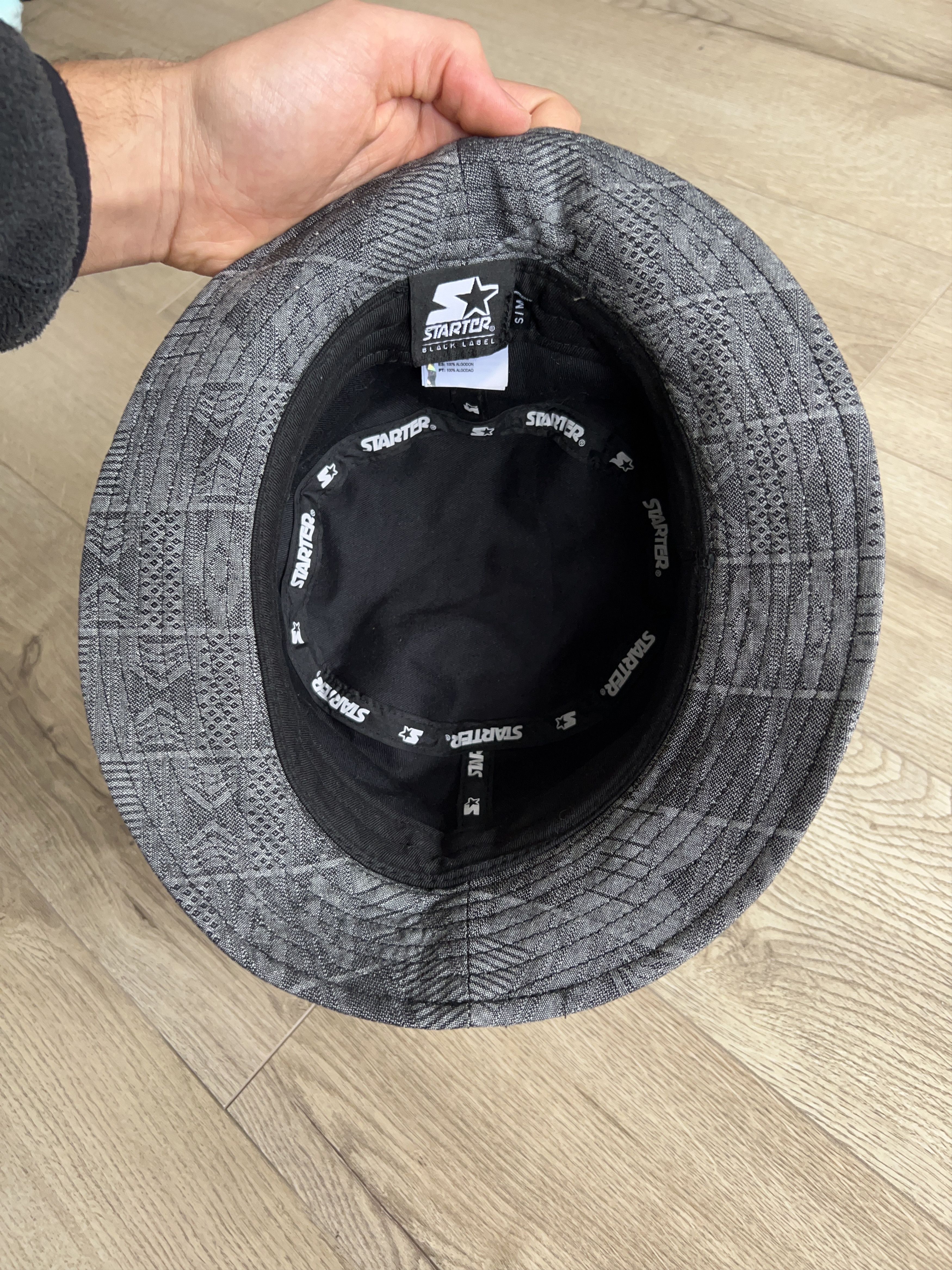 Carhartt × Designer × Starter Starter Carhartt Bucket Hat Apache Jacquard Gray SIze S/M Size 32 - 4 Thumbnail