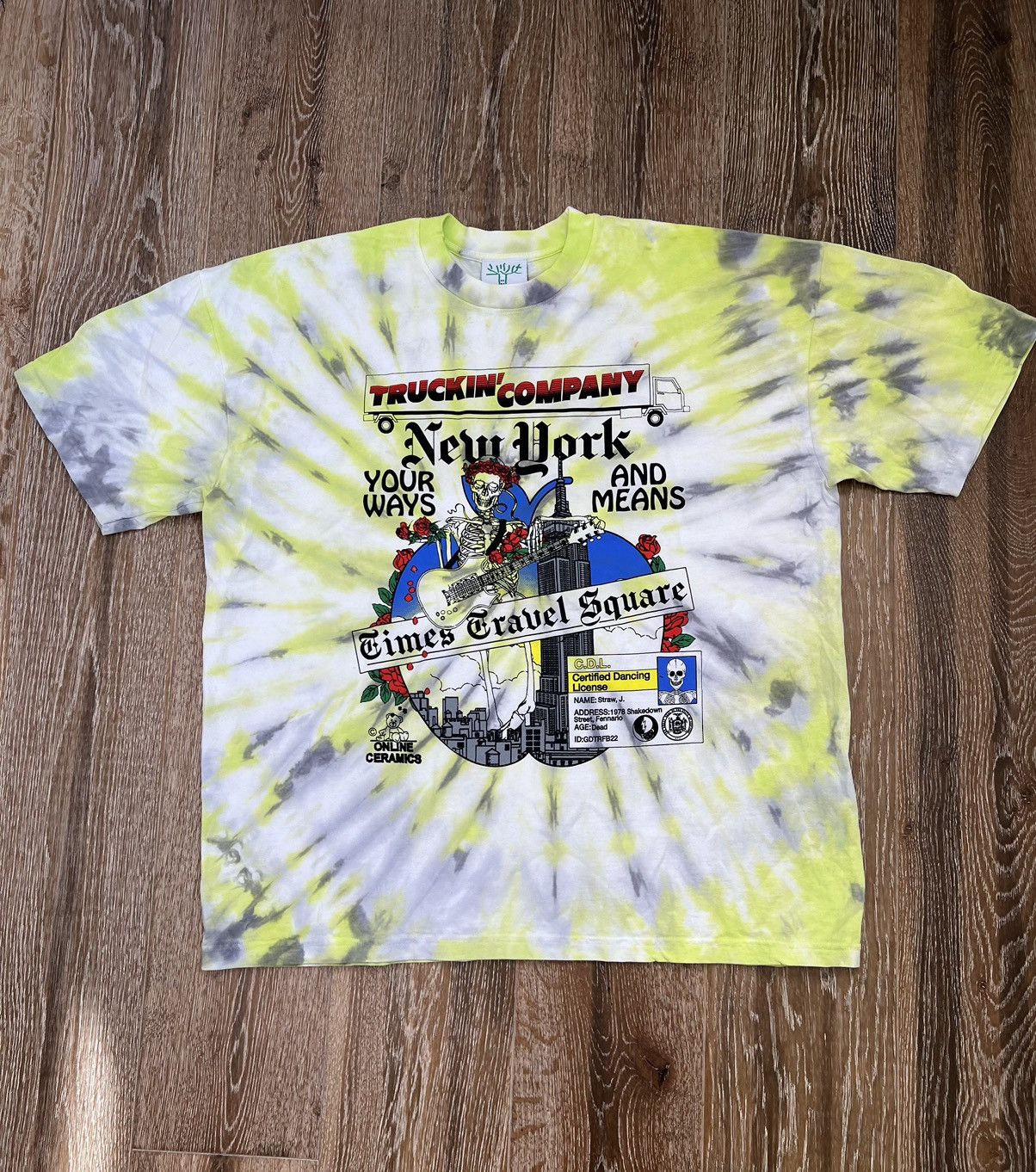 Online Ceramics Online ceramics truckin company Tee Size US XXL / EU 58 / 5 - 1 Thumbnail