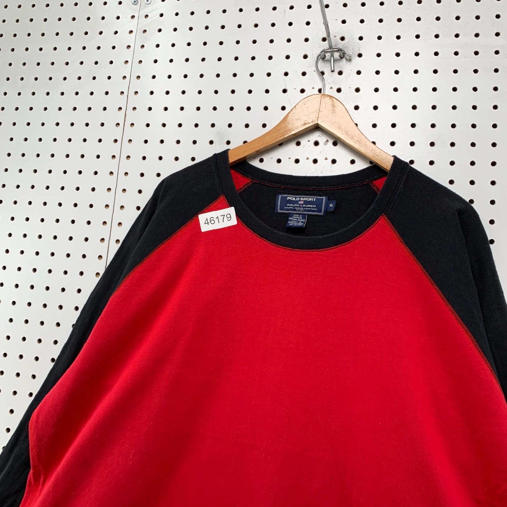 Vintage VINTAGE Polo Sport Sweatshirt Mens XL Red Black Double Face Lined Made USA Size US XL / EU 56 / 4 - 4 Thumbnail
