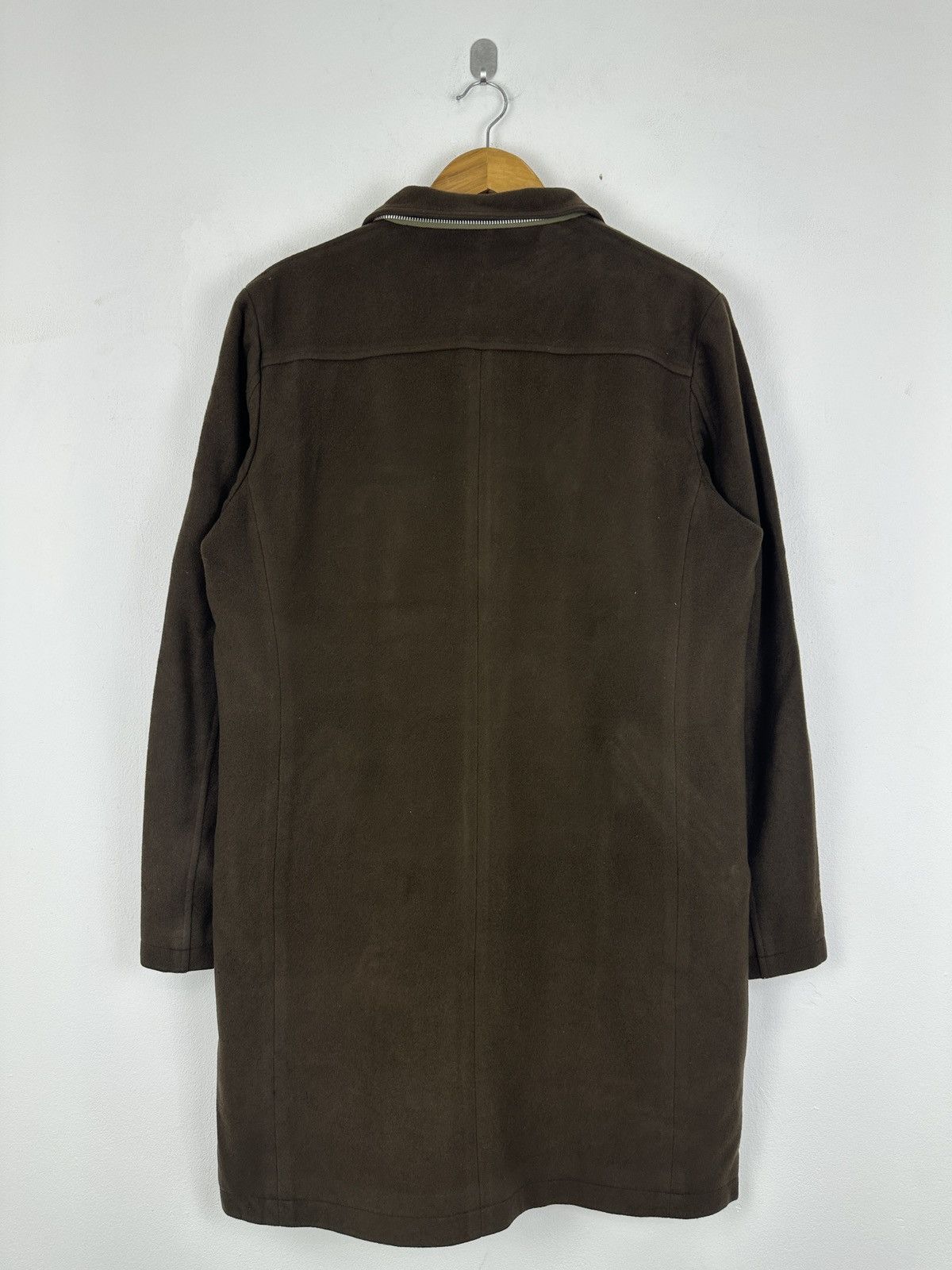 Yohji Yamamoto 🔥Rare🔥Ined Homme By Yohji Yamamoto Wool Peacoat JA0103 Size US XL / EU 56 / 4 - 3 Thumbnail